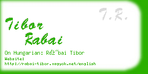 tibor rabai business card